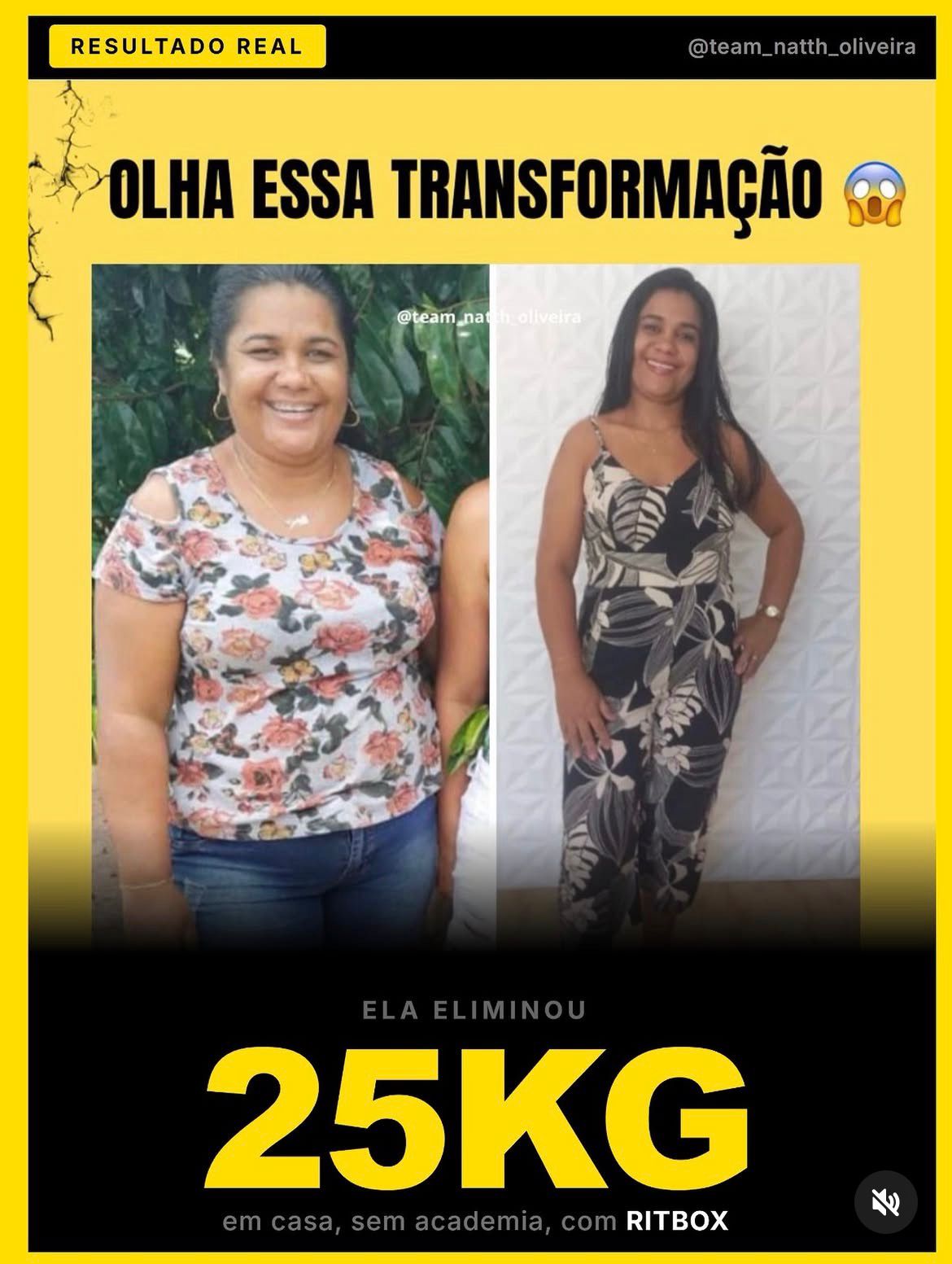 Aluna eliminou 25kg com CASTTHIIIGA