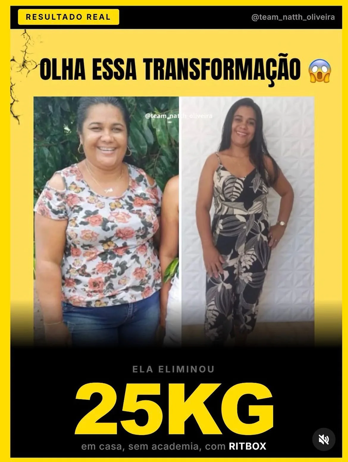 Aluna eliminou 25kg com CASTTHIIIGA